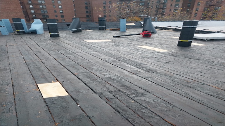 Flat roof repair in Manhattan New York